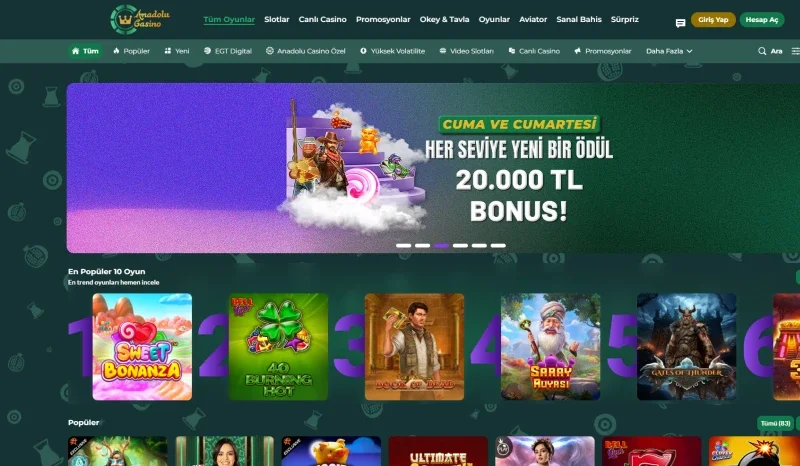 Anadolu Slot ekran görüntüsü
