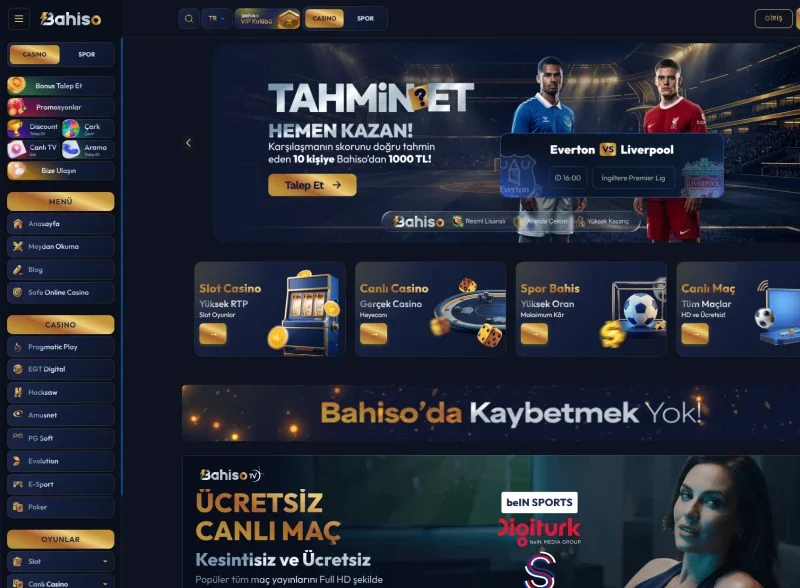 Bahiso ekran görüntüsü
