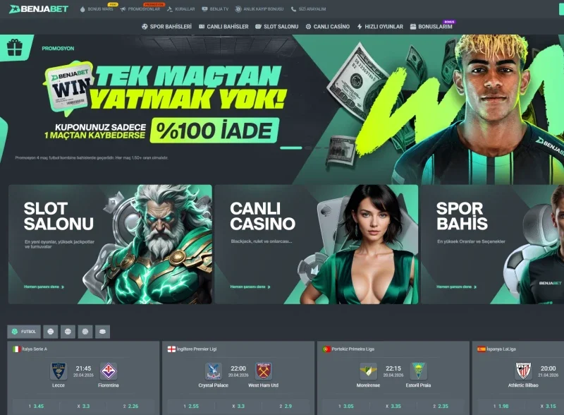 Benjabet ekran görüntüsü