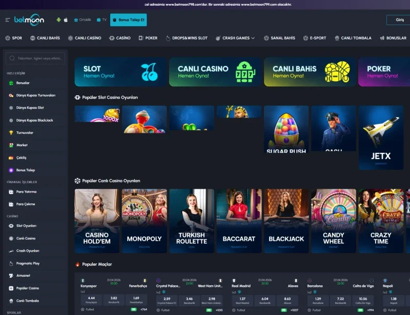Betmoon ekran görüntüsü