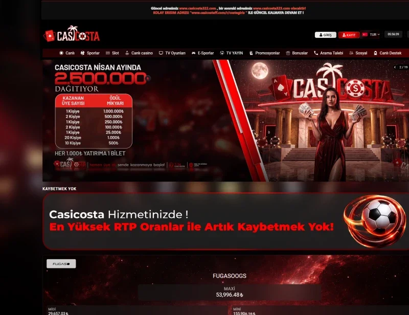 Casicosta ekran görüntüsü