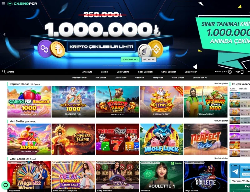 Casinoper ekran görüntüsü