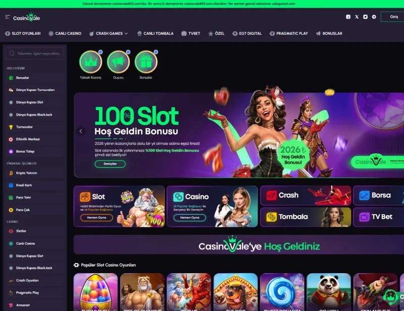 Casinovale ekran görüntüsü