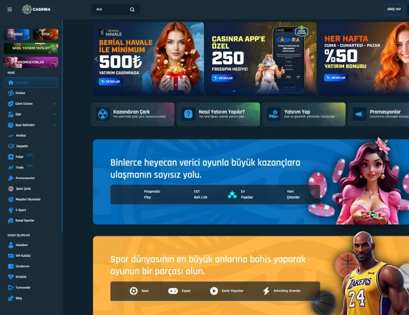 Casinra ekran görüntüsü