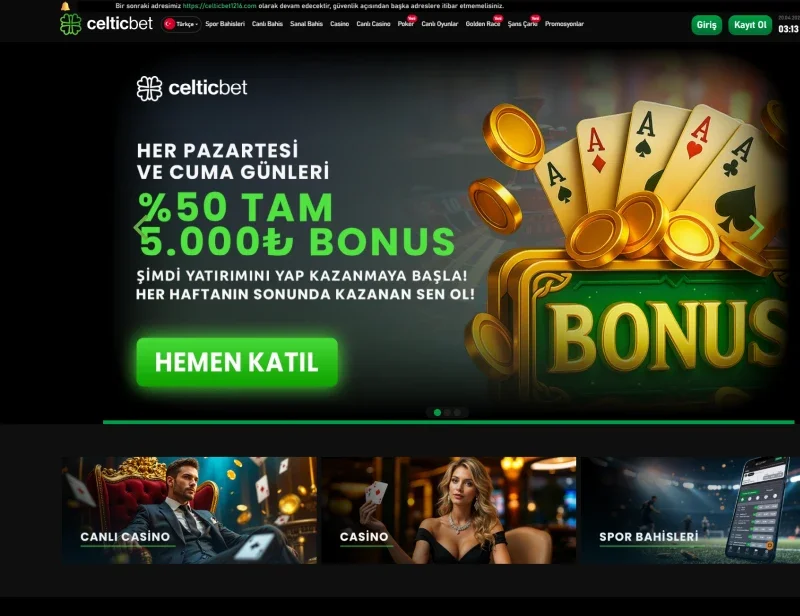 Celticbet ekran görüntüsü