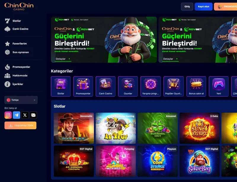 Chin Chin Casino ekran görüntüsü