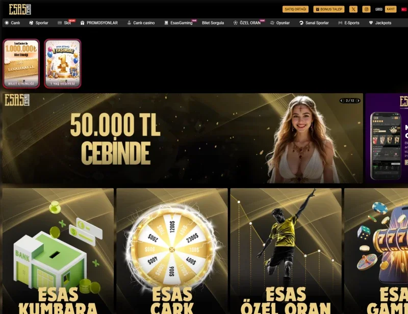 Esas Casino ekran görüntüsü