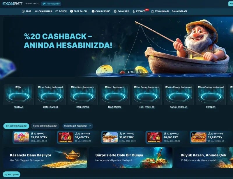 Exonbet ekran görüntüsü