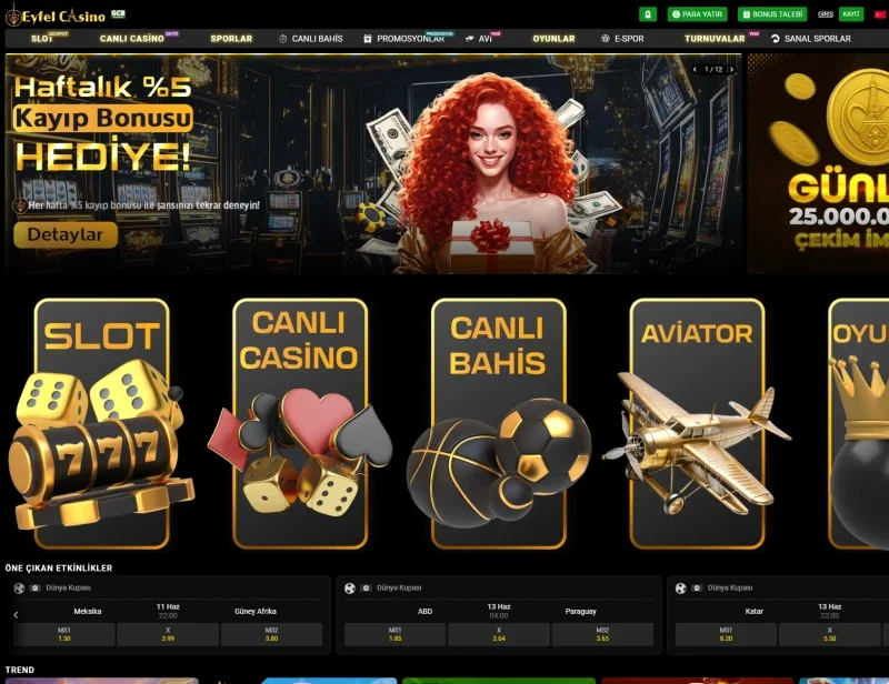 Eyfel Casino ekran görüntüsü