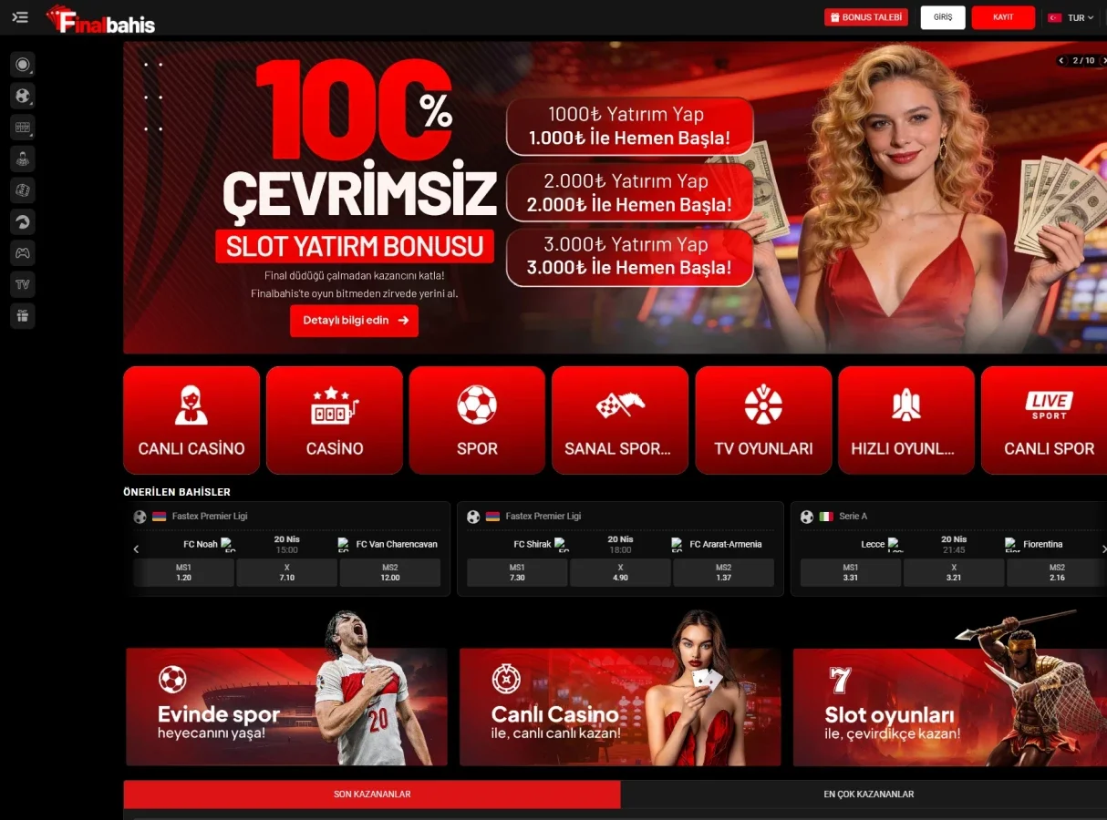 Final Bahis ekran görüntüsü
