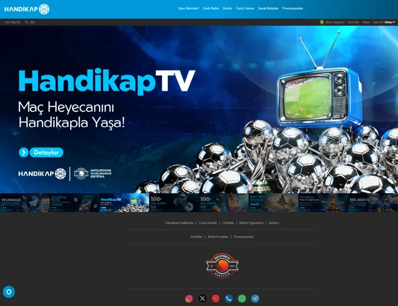 Handikap ekran görüntüsü