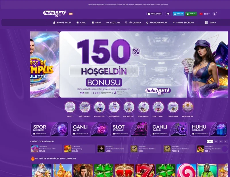 Huhubet ekran görüntüsü