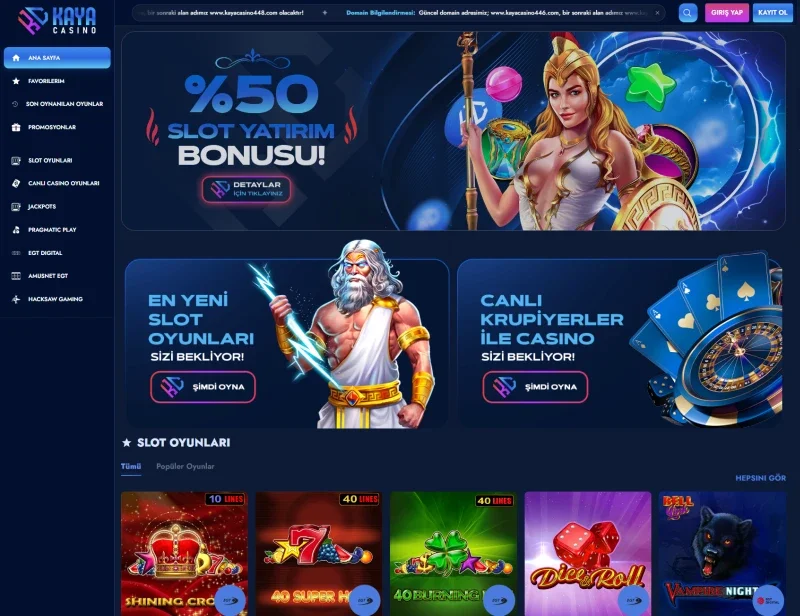 Kaya Casino ekran görüntüsü