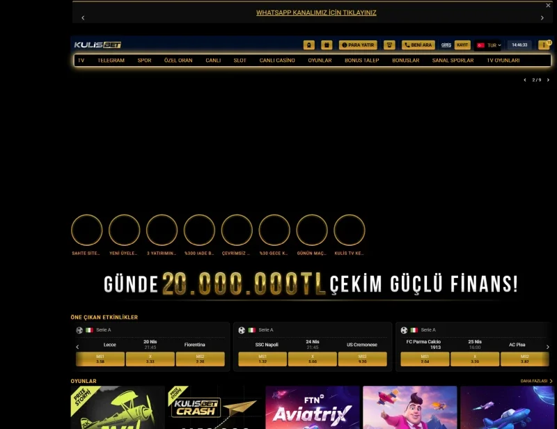 Kulisbet ekran görüntüsü