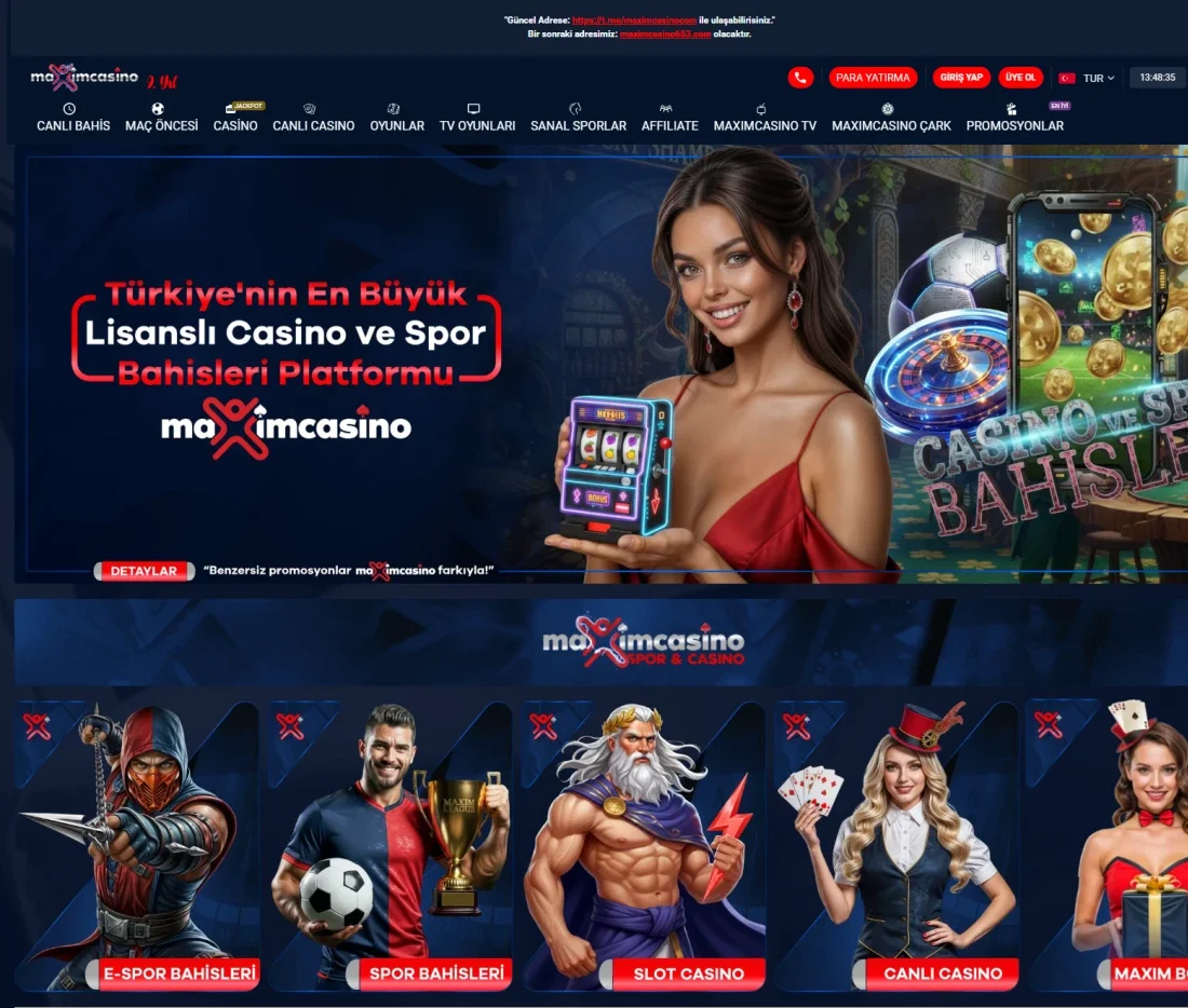 Maxim Casino ekran görüntüsü