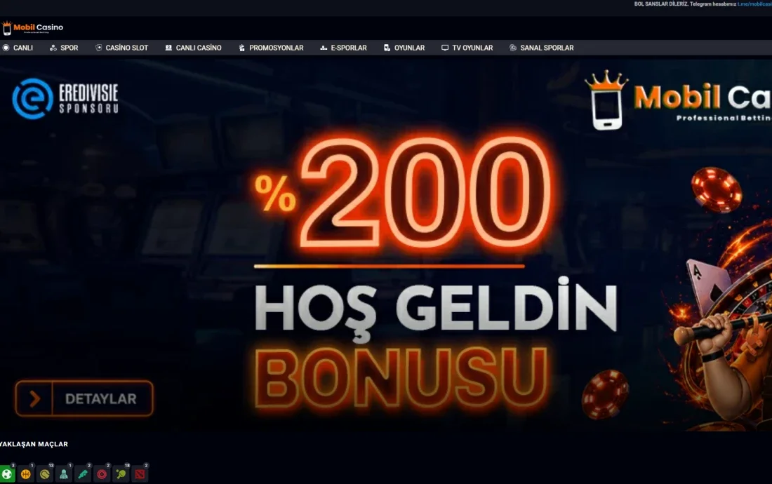 Mobil Casino ekran görüntüsü