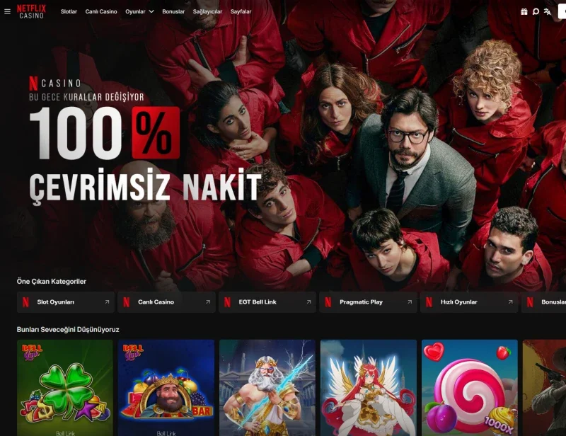 Netflix Casino ekran görüntüsü