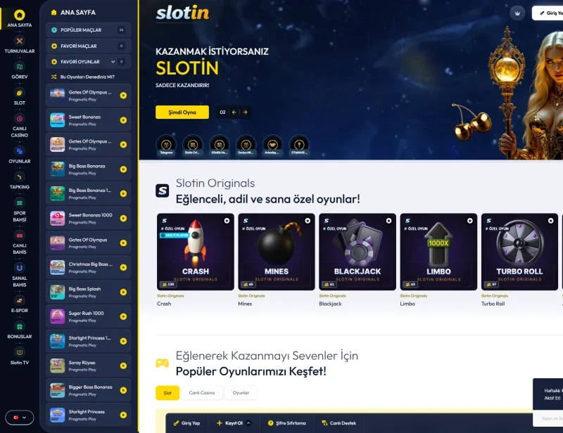 Slotin ekran görüntüsü
