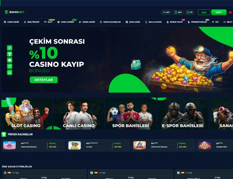 Sohobet ekran görüntüsü