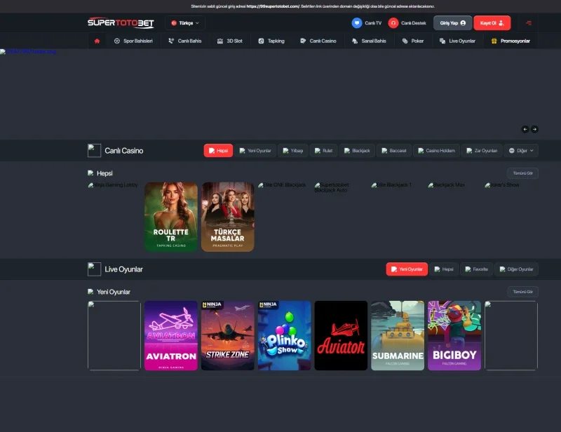 Süpertotobet ekran görüntüsü