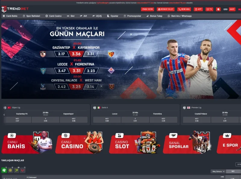 Trendbet ekran görüntüsü
