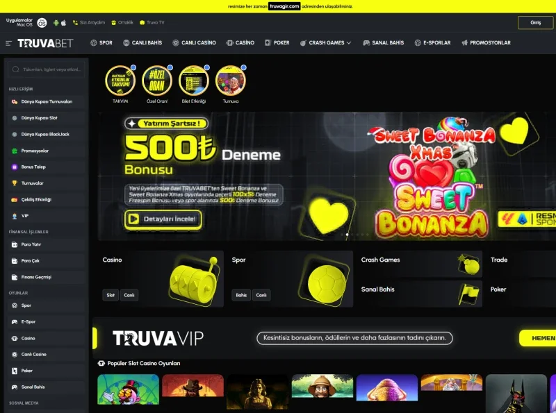 Truvabet ekran görüntüsü