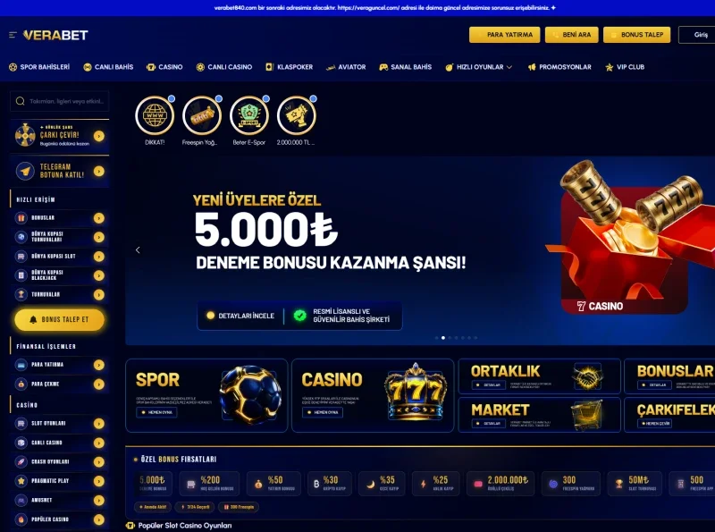 Verabet ekran görüntüsü