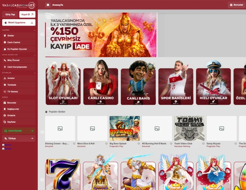 YasalCasinom ekran görüntüsü