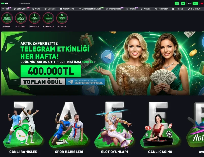 Zaferbet ekran görüntüsü